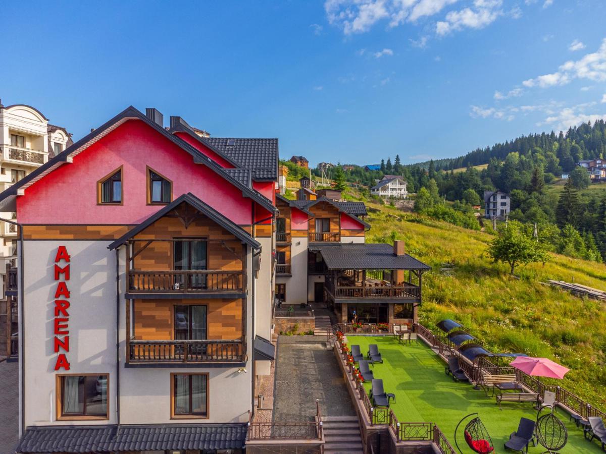 Amarena Spa Hotel - Breakfast Included In The Price Spa Swimming Pool Sauna Hammam Jacuzzi Restaurant Inexpensive And Delicious Food Parking Area Barbecue 400 M To Bukovel Lift 1 Room And Cottages Exterior photo