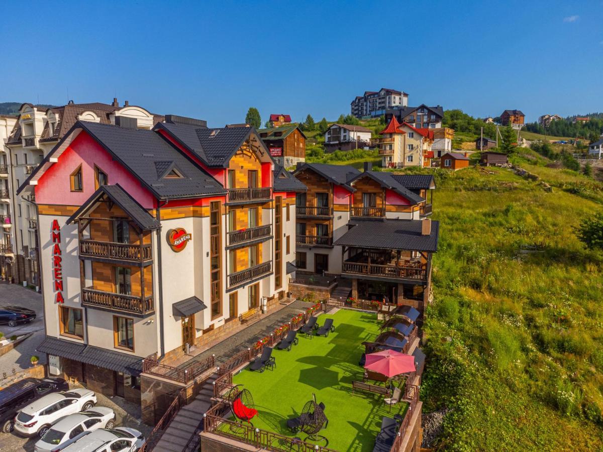 Amarena Spa Hotel - Breakfast Included In The Price Spa Swimming Pool Sauna Hammam Jacuzzi Restaurant Inexpensive And Delicious Food Parking Area Barbecue 400 M To Bukovel Lift 1 Room And Cottages Exterior photo