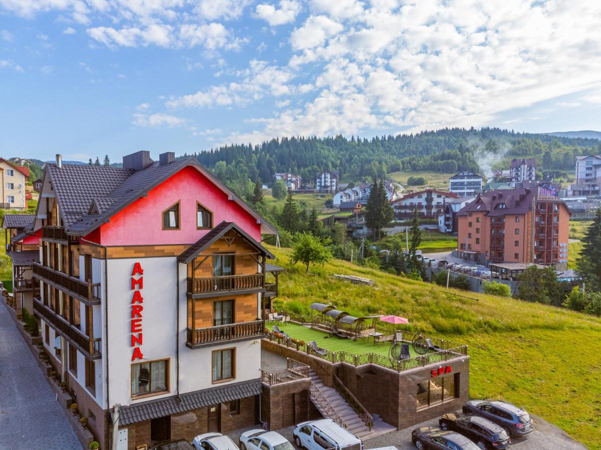 Amarena Spa Hotel - Breakfast Included In The Price Spa Swimming Pool Sauna Hammam Jacuzzi Restaurant Inexpensive And Delicious Food Parking Area Barbecue 400 M To Bukovel Lift 1 Room And Cottages Exterior photo