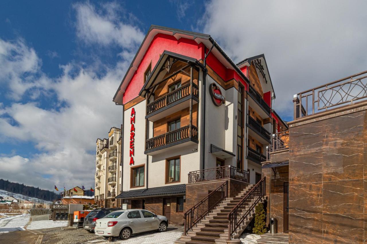 Amarena Spa Hotel - Breakfast Included In The Price Spa Swimming Pool Sauna Hammam Jacuzzi Restaurant Inexpensive And Delicious Food Parking Area Barbecue 400 M To Bukovel Lift 1 Room And Cottages Exterior photo