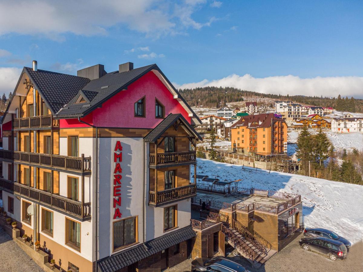 Amarena Spa Hotel - Breakfast Included In The Price Spa Swimming Pool Sauna Hammam Jacuzzi Restaurant Inexpensive And Delicious Food Parking Area Barbecue 400 M To Bukovel Lift 1 Room And Cottages Exterior photo