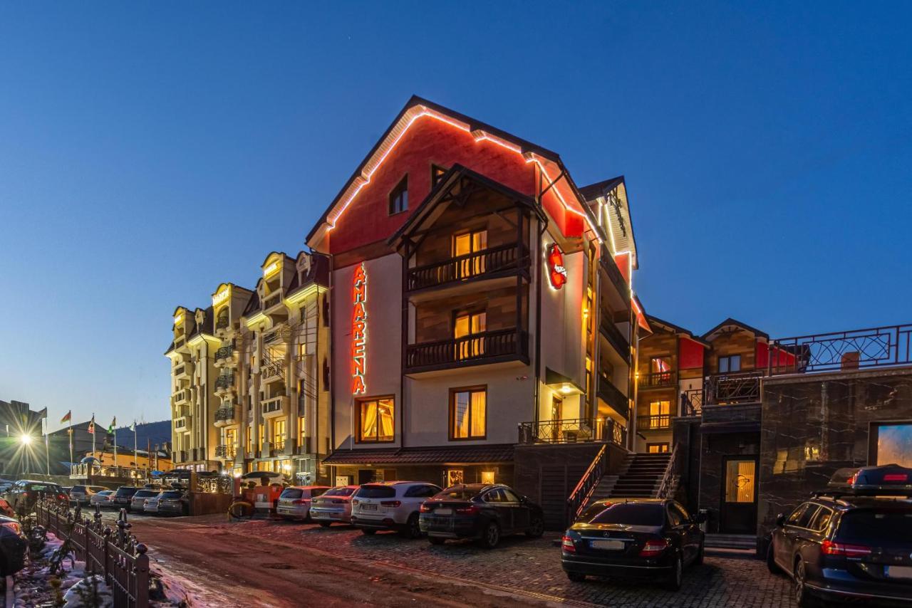 Amarena Spa Hotel - Breakfast Included In The Price Spa Swimming Pool Sauna Hammam Jacuzzi Restaurant Inexpensive And Delicious Food Parking Area Barbecue 400 M To Bukovel Lift 1 Room And Cottages Exterior photo