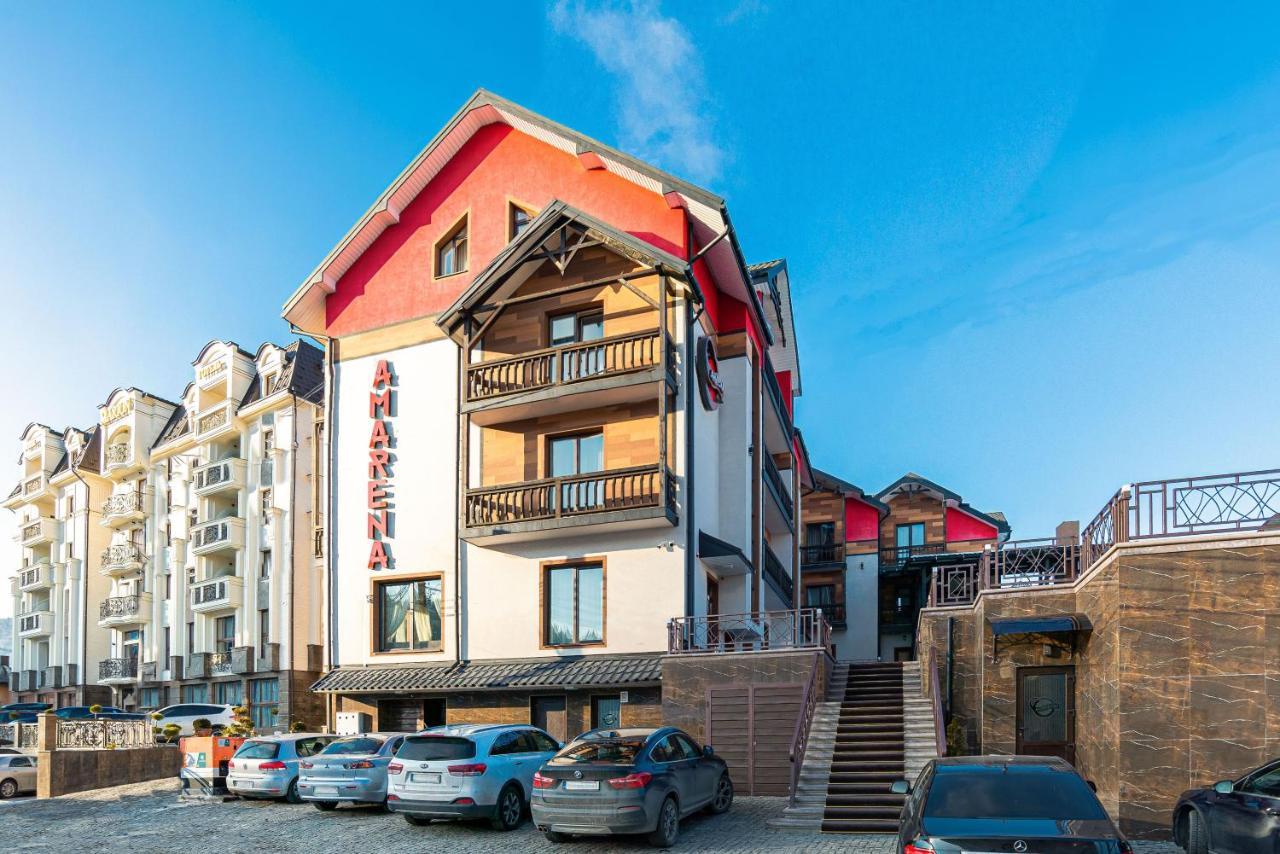 Amarena Spa Hotel - Breakfast Included In The Price Spa Swimming Pool Sauna Hammam Jacuzzi Restaurant Inexpensive And Delicious Food Parking Area Barbecue 400 M To Bukovel Lift 1 Room And Cottages Exterior photo