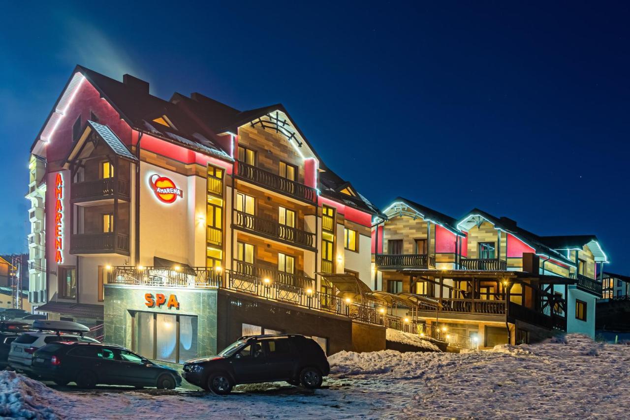 Amarena Spa Hotel - Breakfast Included In The Price Spa Swimming Pool Sauna Hammam Jacuzzi Restaurant Inexpensive And Delicious Food Parking Area Barbecue 400 M To Bukovel Lift 1 Room And Cottages Exterior photo