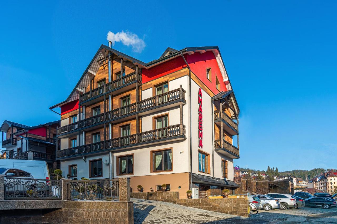 Amarena Spa Hotel - Breakfast Included In The Price Spa Swimming Pool Sauna Hammam Jacuzzi Restaurant Inexpensive And Delicious Food Parking Area Barbecue 400 M To Bukovel Lift 1 Room And Cottages Exterior photo